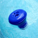 Float Cup Pool Spa Chlorine Tablet Float Dispenser Floater with Built-in F/C Display Thermometer