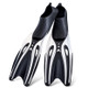 Snorkeling Fins Adult Long Full Foot Pocket Flippers Lightweight Comfortable Scuba Diving Flippers Snorkeling Gear Snorkeling Equipment - Black/M