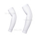 2Pcs Bike Cycling Sun UV Protection Arm Sleeves for Outdoor Games Sports - White / Size: L