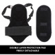 Motorcycle Back Protector for Mountain Biking Skating Skiing Detachable Thick EVA Protection Back Pad Cushion - L
