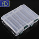 Double-layer Lure Box Fishing Gear Box Double-sided Fishing Accessories - Transparent / Size: L