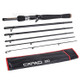CAPICI Carbon Fiber Travel Fishing Rod 6-Sections Casting Fishing Rod Hand Pole - 2.1m/Casting