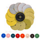 YUCLAM 13 Pcs 4 Inch Diamond Concrete Polishing Pads Set for Granite Stone Concrete Marble