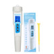 5-in-1 pH Meter Lightweight Durable Waterproof Multi-functional TDS / EC / pH / Salinity / Temperature Meter Water Quality Tester Blue Backlight LCD Display with ATC Function