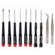 JLY 9801 Cellphone Repair Tool Kit for iPhone iPad Precision Screwdriver Set Opening Pry Tools Fix Phone Screen Battery