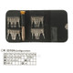 Kaisi Versatile Screwdriver Set Repair Kit with Leather Case for Smartphones and Digital Devices