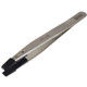 BEST BST-250 Anti-Static Tweezers PPS Coated Flat Tip Tweezers Support Replace Head for Mobile Phone Tablets Maintenance