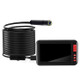 4.3-inch Screen Industrial Endoscope Borescope Inspection Camera 8-LED 8mm Lens 1080P Display Screen - 10m Semi-rigid Cable