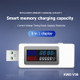 KWS-V30 6-in-1 USB Tester IPS Display DC Digital Voltage Power Timing Capacity Meter Detector - White