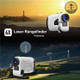 1200M Golf Rangefinder 6X Distance Meter Speed Tester Range Finder