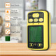 SMART SENSOR ST8990 Portable Multi Gas Detector 4-in-1 O2 LEL CO H2S Gas Detector Tester Monitor with Digital LCD Display - Yellow / EU Plug