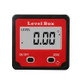 Digital Level Box Aluminum Magnetic Angle Finder Level Gauge Bevel Gage Inclinometer for Carpentry, Building, Masonry