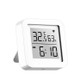 Tuya WiFi Digital Thermometer Hygrometer LCD Display Screen Fahrenheit / Celsius Switch Temperature Humidity Time Display Linkage Sensors Compatible with Alexa Google Home
