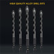 10PCS Masonry Drill Bits for Tile Brick Glass Plastic Porcelain Marble Wood Ceramic Wall Mirror with 5/6/8/10/12mm