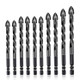 10PCS Masonry Drill Bits for Tile Brick Glass Plastic Porcelain Marble Wood Ceramic Wall Mirror with 5/6/8/10/12mm