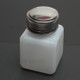 120ml Alcohol Liquid Press Pumping Dispenser Empty Bottle - White