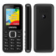 UNIWA E1801 Dual SIM 1.77 inch Mobile Phone 800mAh Battery 2G GSM Cellphone with Rear Camera and Flashlight - Black