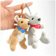 Small Pendant Doll Toy Kangaroo Plush Keychain, Color Random Delivery, Size:12cm
