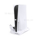 P5-010 Multi-function Charging Base Cooling Fan Bracket for PS5 DE/UHD Game Console - White