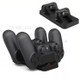 Practical Dual USB Charging Dock Station Stand for PS4 Controller - Black