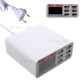 6 USB Ports Charger with Digital Display 30W Total 5V/6A Output - EU Plug