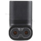 C7 to C8 Right Angle AC Power Socket Adapter