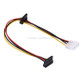 35cm 4 Pin Molex Female to 2 x SATA Female Power Supply Extension Cable