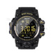 EX16S 5ATM Waterproof Bluetooth 4.0 Smart Sports Watch with TPU Watch Strap - Black