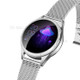 KW20 Multi-function Health Tracker IP68 Waterproof Bluetooth Smart Watch [Stainless Steel Strap] - Silver