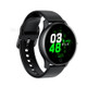 V10 IPS Color Screen Smart Watch Heart Rate Monitor Fitness Watch Waterproof - Black