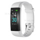 S5 2 Generation Heart Rate Monitor Pedometer Fitness Tracker Smart Wristband IP68 Waterproof Smart Bracelet - White