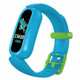 T16 0.96 inch Touch Screen Kids Sport Smart Watch Waterproof Sleep Heart Rate Monitoring Student Smart Wristband - Blue