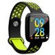 F15 1.3 inch TFT Colorful Display Bluetooth Sleeping Heart Rate Blood Oxygen Monitor Smart Wristband - Green