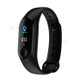M3 Color Screen Sport Smart Wristband Support Blood Pressure / Heart Rate Monitor - Black