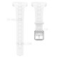 Women Silicone Sport Watch Band with Installation Tools for Polar FT60 - White