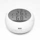 W-SH07 WiFi Smart Weather Monitor Digital Hygrometer Thermometer Test Gauge Air Tester for Home - White