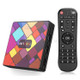 HK1COOL 4K UHD Android 9.0 TV Box RK3318 Quad Core Support WiFi / BT / AV / HDMI / RJ45 / TF Card 4GB+64GB - US Plug