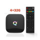 Q Plus Quad Core Allwinner H6 Android 9.0 TV Box WiFi Media Player 4+32GB - EU Plug