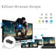 WECAST C2+ TV Stick Miracast Airplay DLNA Dongle Smart Wifi Display for Android iOS Win8.1 - Black