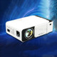 LED HD 1080P Projector T5 Home Theater with HDMI USB SD AV VGA Interface WiFi Version - EU Plug