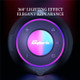 CYBORIS T202 RGB Breathing Light Smart Wireless Bluetooth Speaker AI Voice Control Portable Home TWS Bass Loudspeaker