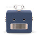 Cute Cartoon Robot Portable Wireless Speaker Mini Bluetooth Stereo Music Subwoofer - Blue