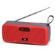 L8S Bluetooth Speaker Wireless Portable Mini Dual-Speaker Outdoor Sound Amp Subwoofer FM Radio Support TF Card/U Disk - Red