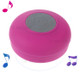 Mini Portable Waterproof Bluetooth Speaker with Suction Cup + Controls & Microphone - Rose