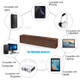 SMALODY 8080 Computer Speakers Bluetooth Sound Bar Wooden Wireless/USB AUX Gaming Soundbar for Laptop PC Smartphone
