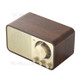 JY-66 Wooden Wireless Bluetooth Speaker Soundbox Super Bass Subwoofer Loudspeaker Support FM Radio TF U Disk Aux In