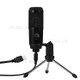 USB Microphone Condenser Microphone Karaoke Recording Broadcasting with Clip Tripod for Laptop Desktop PC