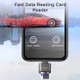 YESIDO GS18 Lightning Plug TF Memory Card Reader Data Transfer Adapter for iPhone 13
