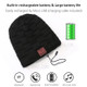 RG5 Bluetooth Beanie Hat Bluetooth Speaker Hat Adjustable Bluetooth Cap Wireless Smart Speakerphone Cap for Outdoor Sports - Black
