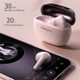 LENOVO Thinkplus X15 Pro TWS Wireless Bluetooth 5.1 Earphone Waterproof HiFi Stereo Music Calling Headset - Pink
